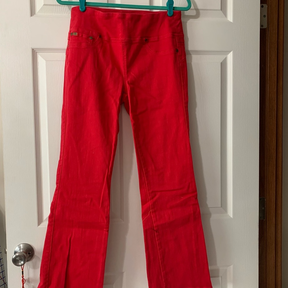 🎈DG2 by Diane Gilman Red Stretch Jeans